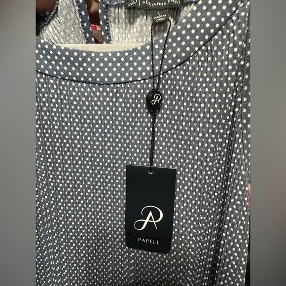 Adrianna Papell Gray Sleeveless Top NWT - Picture 5 of 7